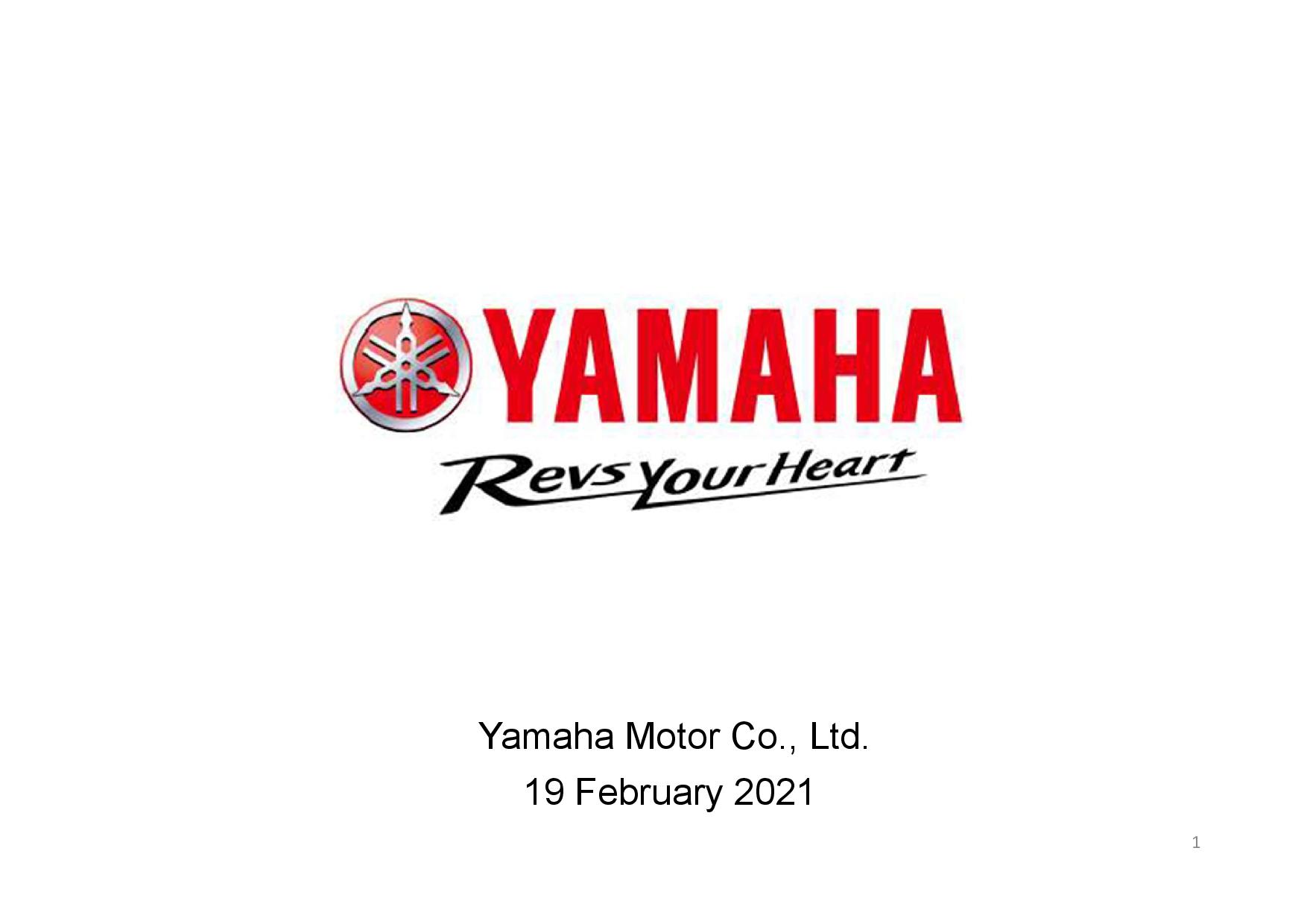 Yamaha Motor: Expert Group Meeting 2020