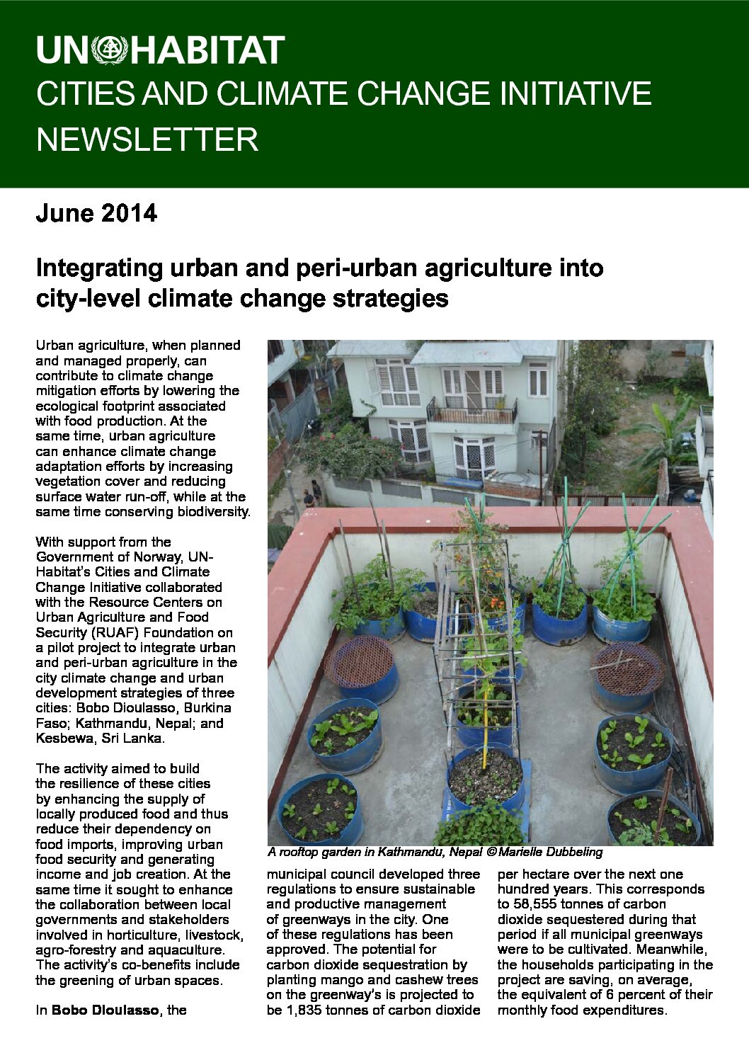 CCCI Newsletter: June 2014