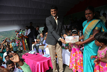 Second Set of Houses Constructed through the Indian Housing Project Handed Over to Estate Families in Nuwara Eliya