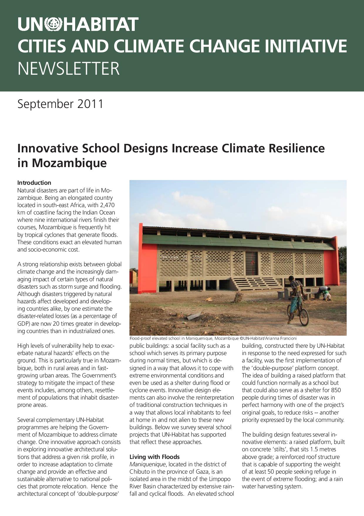CCCI Newsletter: September 2011