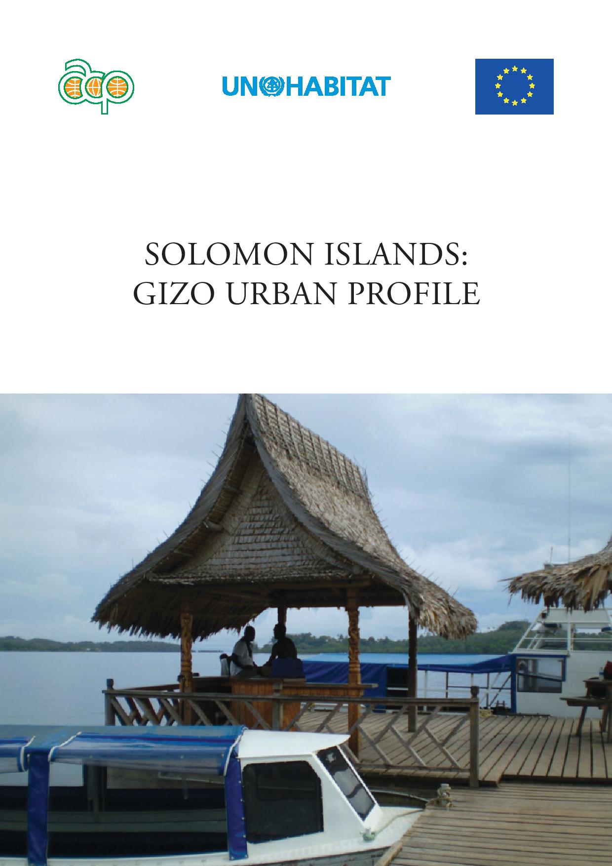 Solomon Islands: Gizo Urban Profile