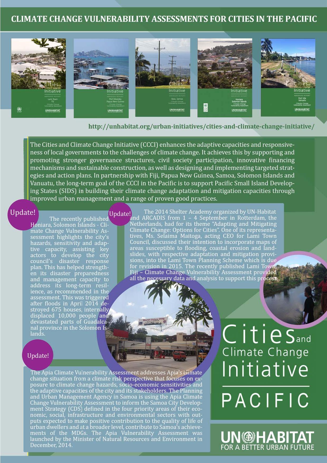 Cities and Climate Change Initiative in the Pacific (January 2015)