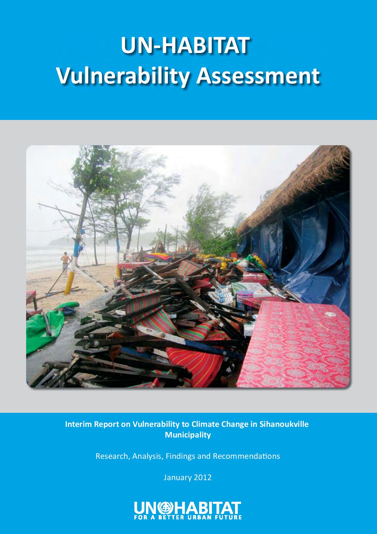 Interim Report on Vulnerability to Climate Change in Sihanoukville Municipality (January 2012) – CCCI