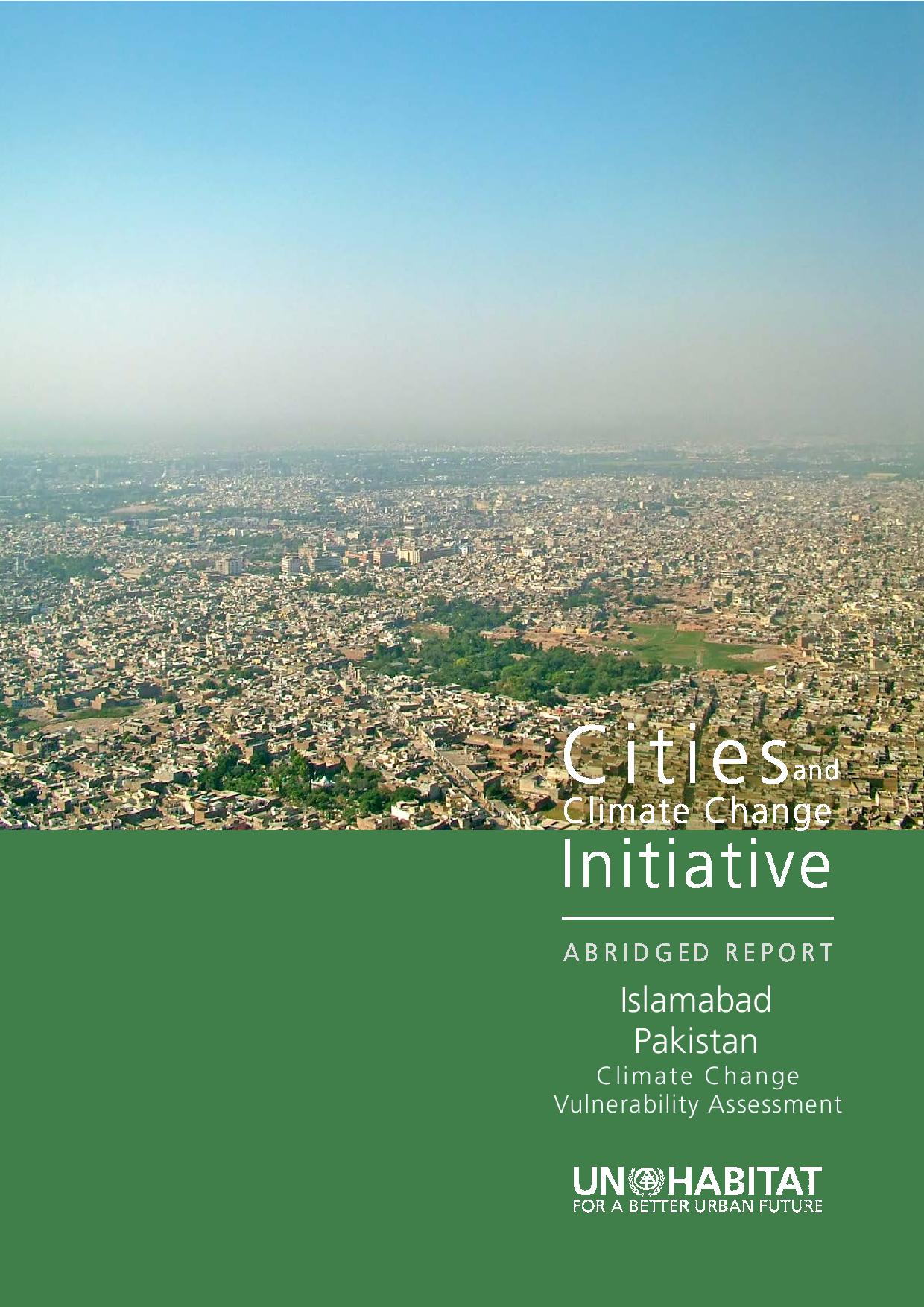 Islamabad, Pakistan: Climate Change Vulnerability Assessment (Abridged Version 2014) – CCCI