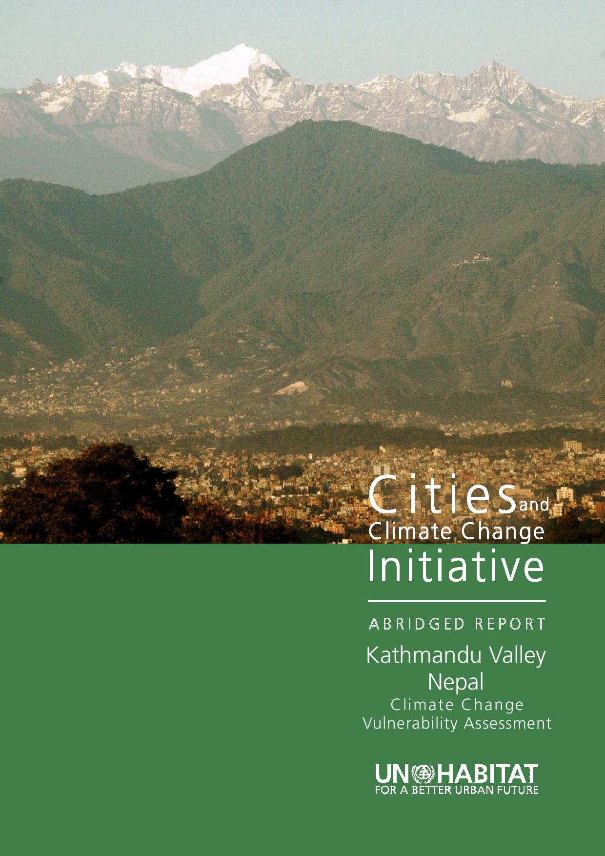 Kathmandu Valley, Nepal: Climate Change Vulnerability Assessment (Abridged Report 2015) – CCCI