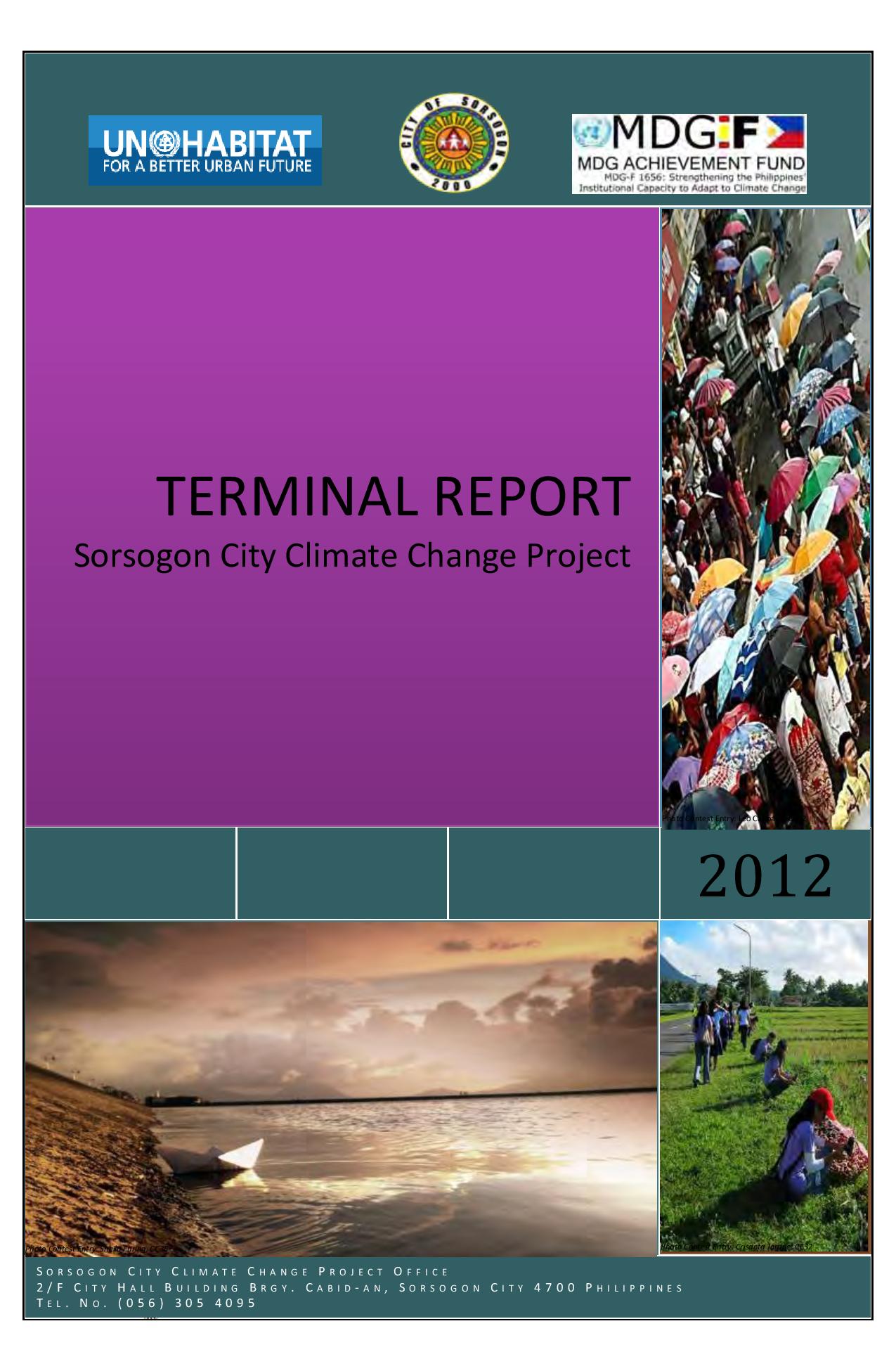 Sorsogon City Terminal Climate Change Project Report (2012) – CCCI