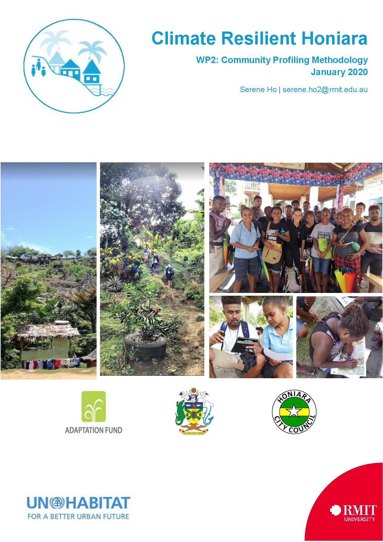 Solomon Islands: Climate Resilient Honiara: Community Profiling Methodology