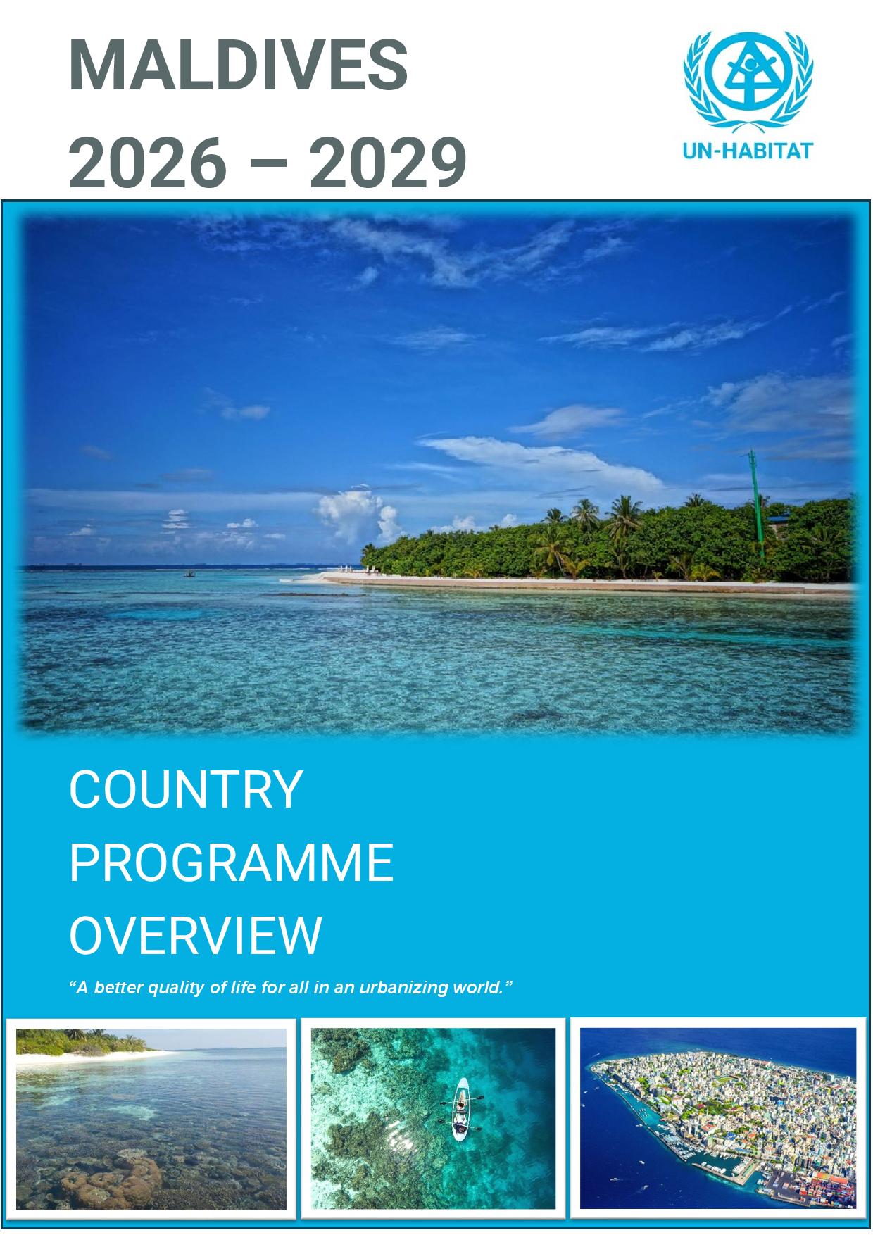 Country Programme Overview: Maldives 2026-2029