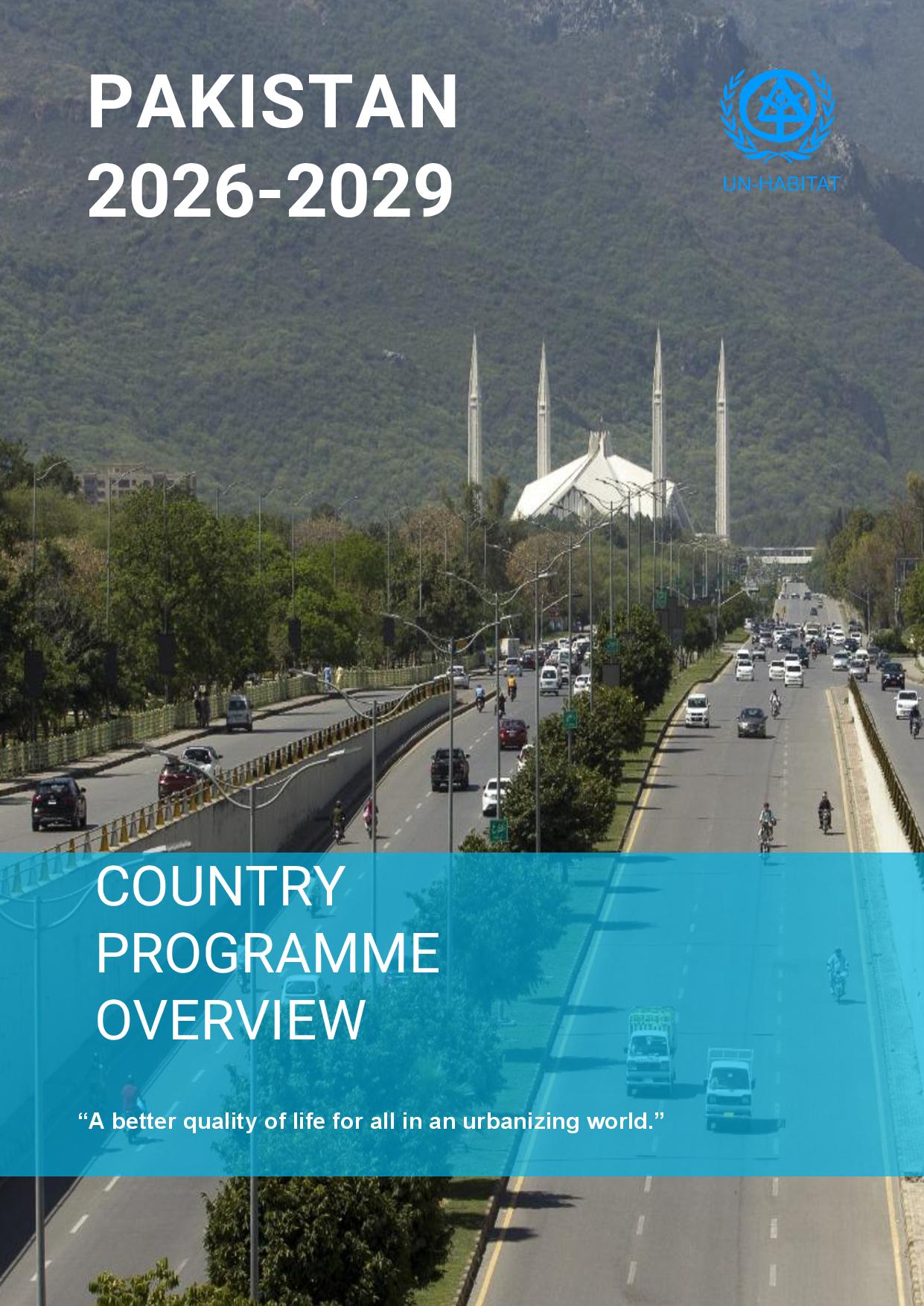 Country Programme Overview: Pakistan 2026-2029